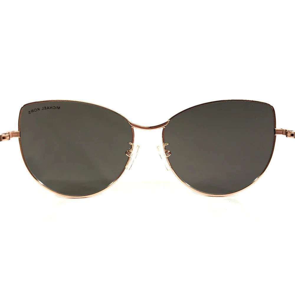 Michael Kors Sunglasses MK1062 La Paz 11086G Rose Gold Cat Eye with Gray Lenses